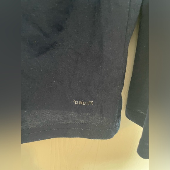 New York Red Bulls Navy Adidas Ultimate Tee Long Sleeve, Size Large - MLS Soccer - Picture 2 of 7